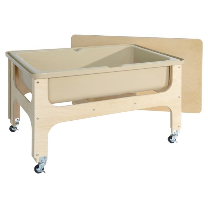 Alternate Image #1 of Deluxe Toddler Size Sand and Water Table with Lid