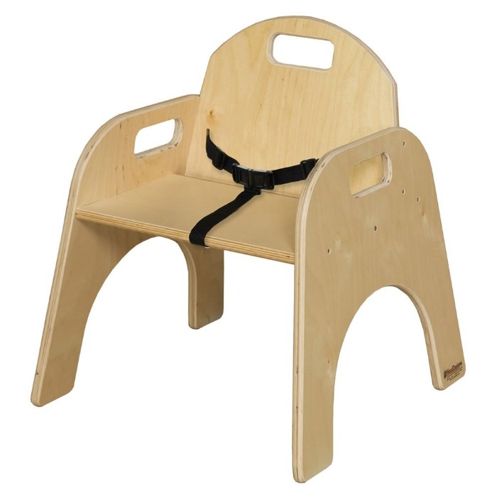 Alternate Image #1 of Woodie with Adjustable Tray - 11" Seat Height