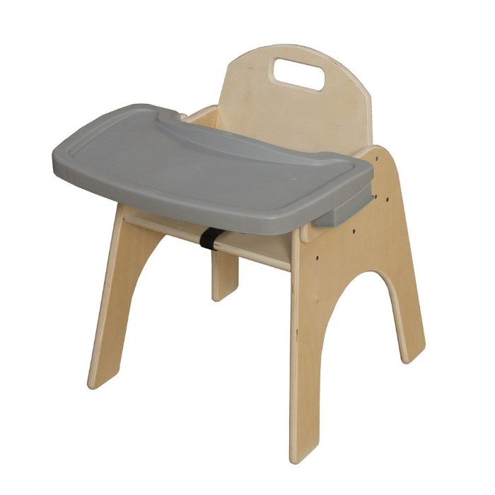 Primary Image of Woodie with Adjustable Tray - 13" Seat Height