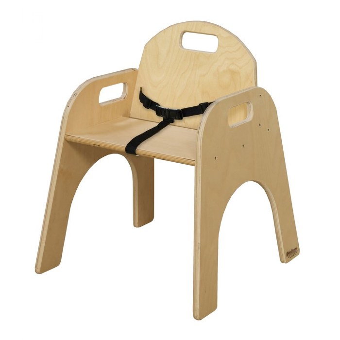 Alternate Image #1 of Woodie with Adjustable Tray - 13" Seat Height