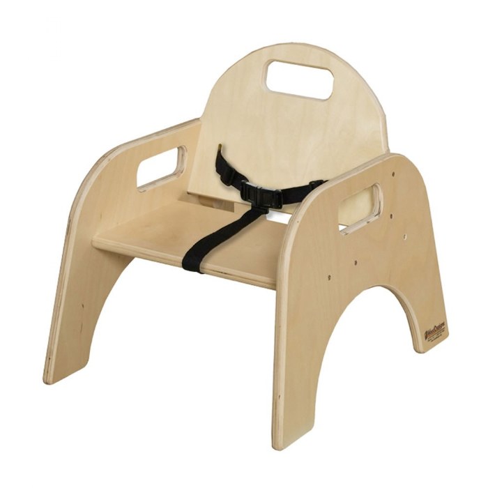 Alternate Image #1 of Woodie with Adjustable Tray - 7" Seat Height