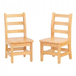 Image of Ladderback Chair 12 Inch - Set of 2