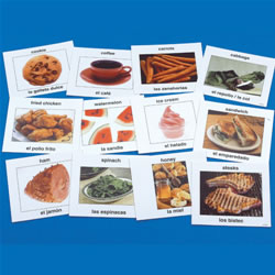 Bilingual Photo Food Cards (Set of 90)