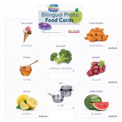 Bilingual Photo Food Cards - 90 Pieces