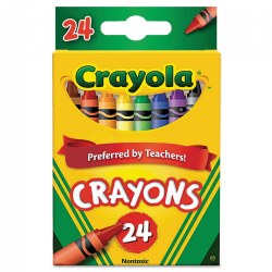 Pack of 1000 2-3/4 Long, Hoffmaster 120840 Mini Triangular Double Tipped Crayons Each case Holds 500 Packages of 2 Crayons 
