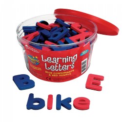 Soft Foam Color Coded Magnetic Uppercase and Lowercase Learning Letters