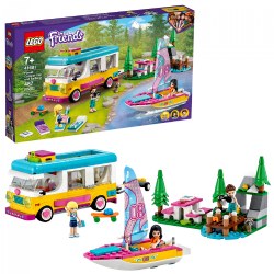 LEGO® Friends Forest Camper Van and Sailboat - 41681