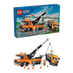Image of LEGO&reg; City Heavy-Duty Recovery Tow Truck with Crane - 60467