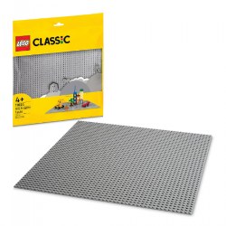 Image of LEGO&reg; Classic Gray Baseplate - 11024