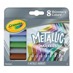 Image of Crayola® 8-Count Metallic Markers