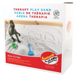 Therapy Play Sand - White 25 Pound Bag