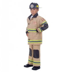Firefighter Dress Up Clothes- Tan