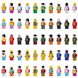 Block Figures Careers Community Set - 50 Pieces