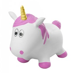 Farm Hoppers® Inflatable Bouncing Pink Unicorn