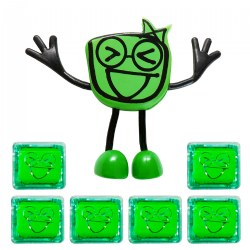 Glo Pals Character Pippa & Green Light Up Water Cubes