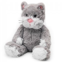 Warmies® Microwavable Plush 13" Gray Cat