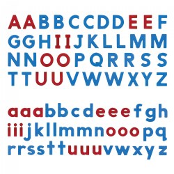 AlphaMagnets Uppercase & Lowercase Letters