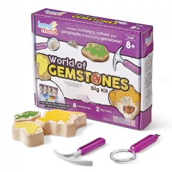 World of Gemstones Dig Kit - 8 Real Gemstones