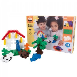 Plus-Plus® BIG Learn to Build - Toddler Building STEM Toy - Basic Color Mix