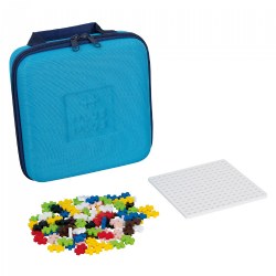 Image of Plus-Plus® Travel Case With 100 Plus-Plus Pieces & 1 White Baseplate