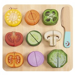 Image of Cutting Vegetables Wooden Puzzle