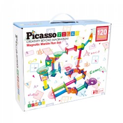 Magnetic Marble Run Set - 120 Pieces