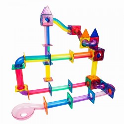 Magnetic Marble Run Set - 120 Pieces