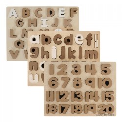 Chalkboard-Based Alphabet & Number Puzzles