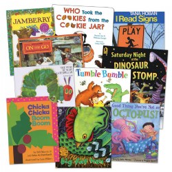 The children's books featured in this set are necessary to complete the Read Aloud selections in the Nemours® Reading BrightStart! Program.