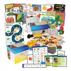 The Nemours®Reading BrightStart! Complete Program for Early Literacy Success puts teachers on the cutting edge of early literacy best practices with an exciting new approach to building reading readiness skills in struggling learners. This program is specifically designed for teaching early literacy skills to small groups of at-risk four- and five-year-old children, but is an effective teaching tool for all children in that age range. Included in this program: Nemours(R )Reading BrightStart! Lesson Plans Kit, Manipulatives Kit, 16 book set, and Milestone Map.