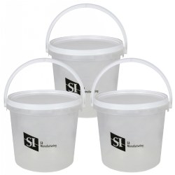 Image of Clear Gallon Containers - Set of 3