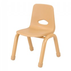 Image of Factory Second Chunky Stackable Chair - 11.5" Seat Height - Natural