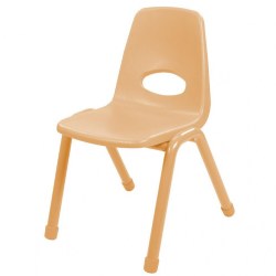 Image of Factory Second Chunky Stackable Teacher Chair - 17.5" Seat Height - Natural