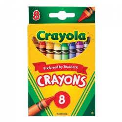 Image of Crayola® 8-Count Crayons - Standard