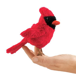 Cardinal Finger Puppet