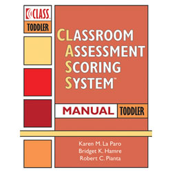 The highly anticipated toddler version of the CLASS® tool is here -- providing early childhood programs with an accurate, reliable way to assess effective classrooms. For use with children from 15 - 36 months, this standardized observation tool measures the effectiveness of interactions between teachers and children, a primary ingredient of early educational experiences that prepare children for future school success. Spiral-bound, 80 pages.