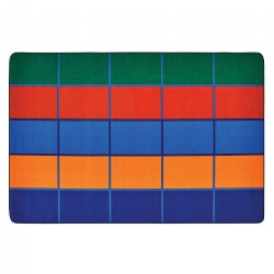 Color Blocks Seating KID$ Value PLUS Rug - 6' x 9' Rectangle