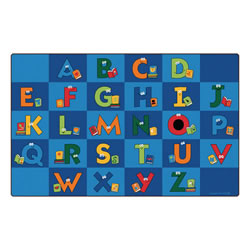 Reading Letters Rug - Rectangle