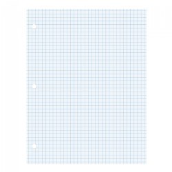 Ruled Graph Paper - 8.5" x 11"