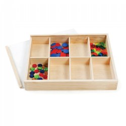 Image of Wooden Tray Transparent Lid