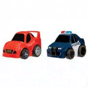 Image of High Speed Pursuit Crazy Fast Pull-Back Vehicles - Set of 2