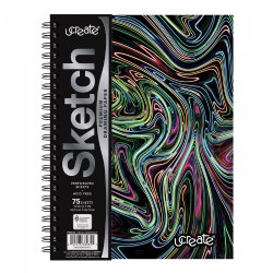 Neon Abstract Sketch Book