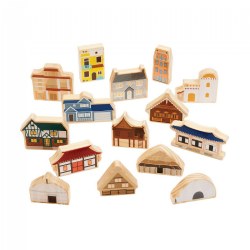 Traditional International Homes Set - 15 Pieces