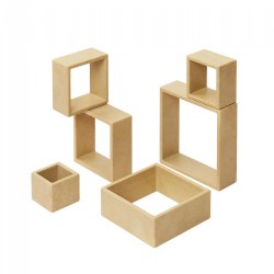 Discovery Squares - Natural - 6 Pieces