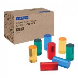 Image of Light and Color Cylinder Set - 8 Pieces
