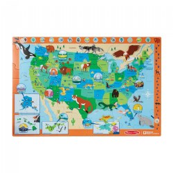 Image of National Parks U.S.A. Map Floor Puzzle - 45 Pieces