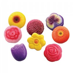 Image of Sensory Play Stones: Flowers - 8 Pieces