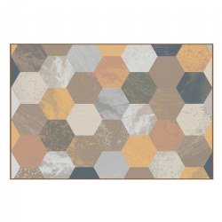 Image of Sense of Place Hex Carpet - Neutral - 8' x12' Rectangle