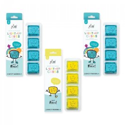 Image of Glo Pals Blue and Yellow Cubes - 12 pieces