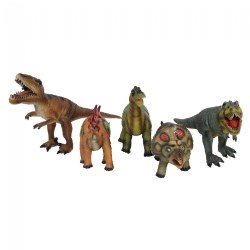 Image of Jumbo & Soft Realistic Dinosaurs - Set of 5